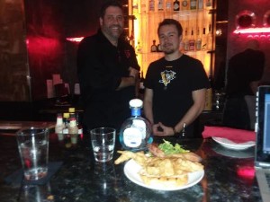 PRE-GAME SOFT-SHELL CRAB BLT AND DON JULIO BLANCO AT MARKET ST. HOTSPOT REVEL N ROOST - TOTALLY CIVILIZED.